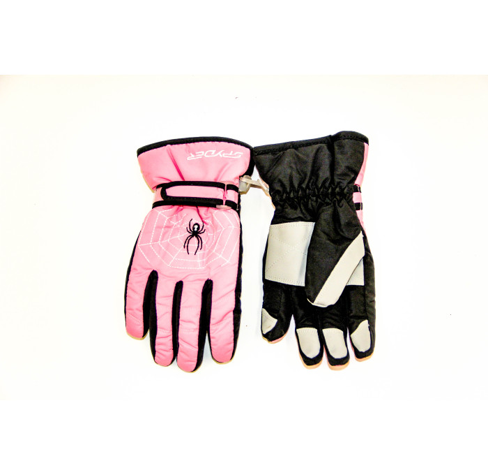 Перчатки детские розовые SPYDER 	